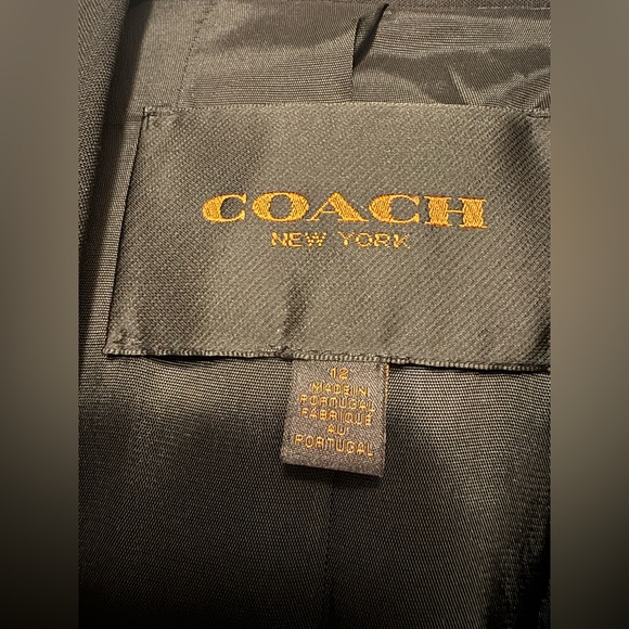 Coach Black Wool Blazer - Picture 7 of 7